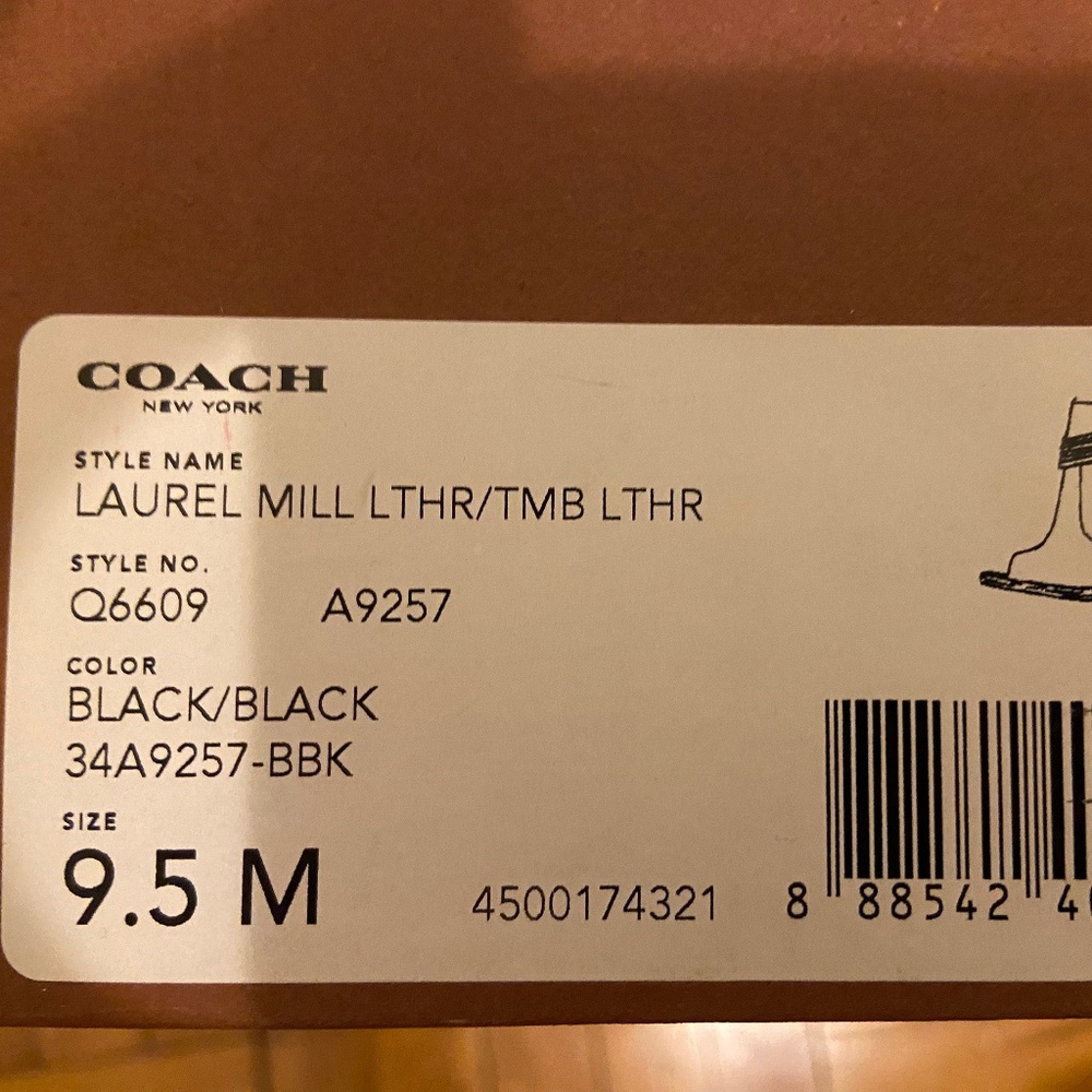 Coach Open Toe High Heel Bootie with Feather Charm